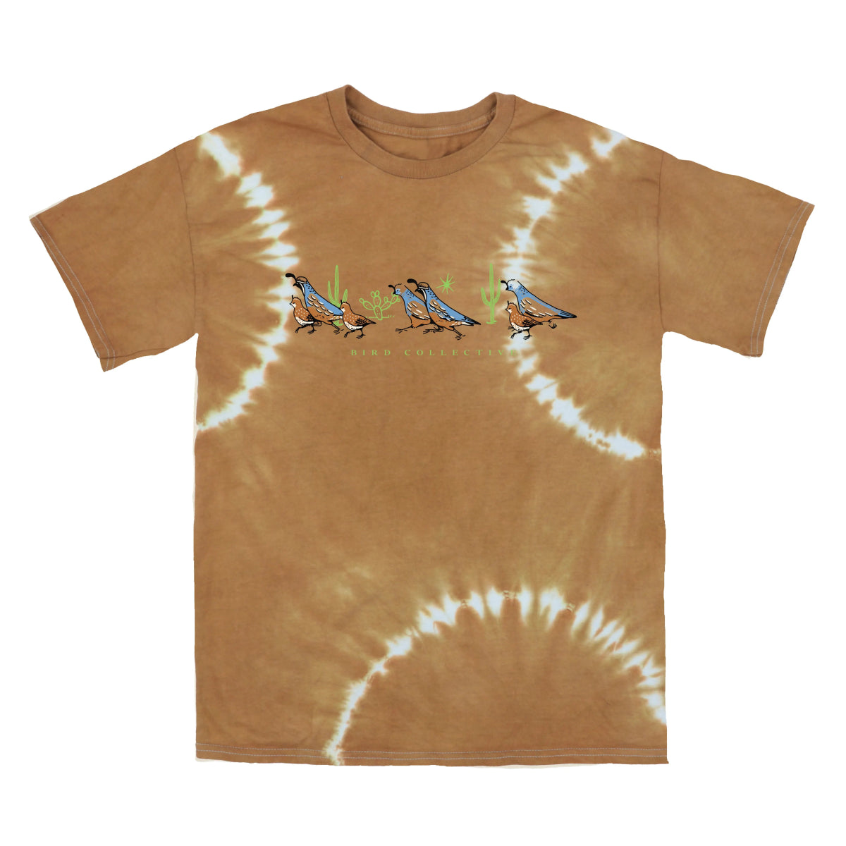California Quail Tie Dye T-Shirt