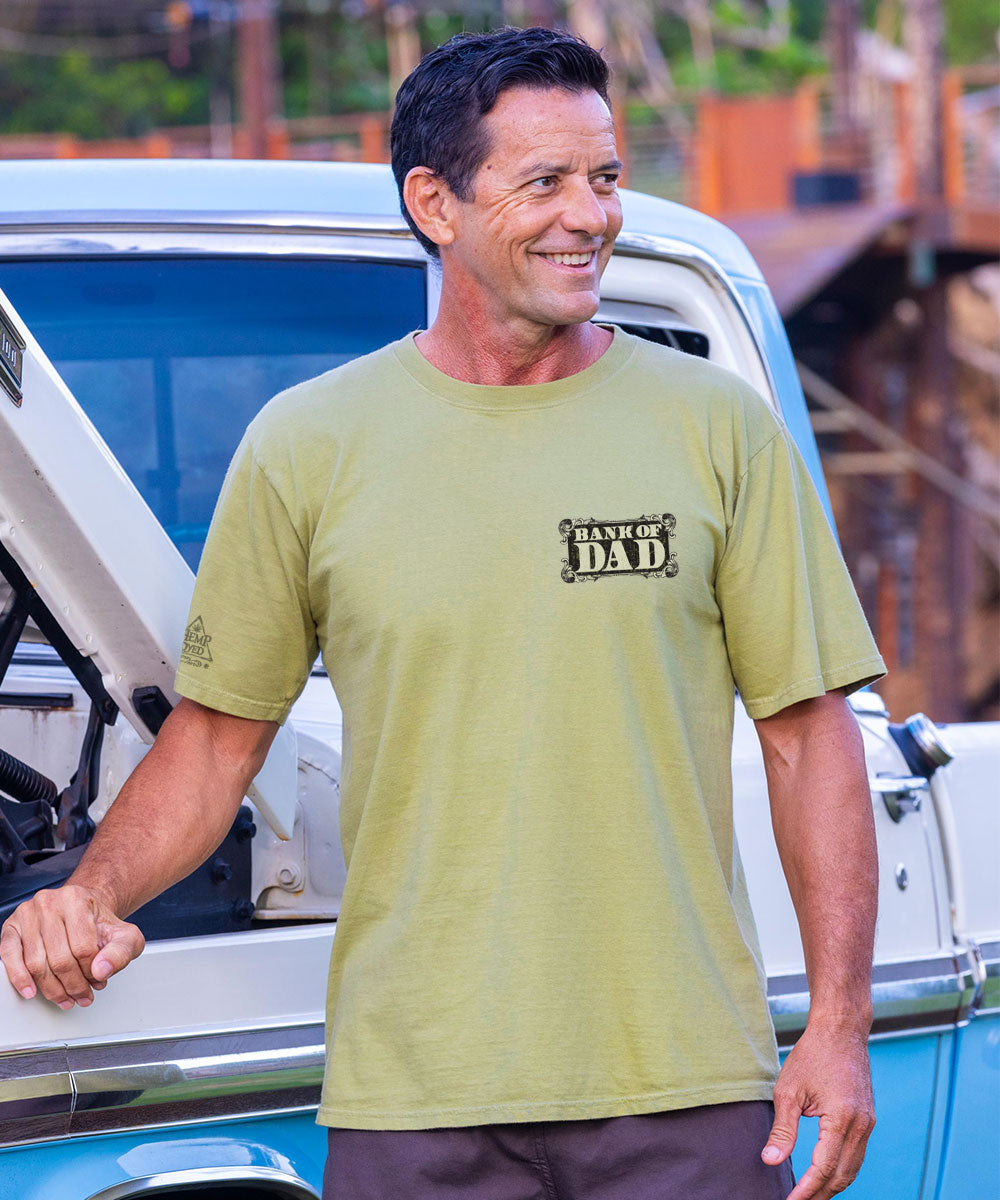 Ask Mom - Hemp Dyed Short Sleeve Crewneck T-Shirt 3 Ask Mom - Hemp Dyed Short Sleeve Crewneck T-Shirt