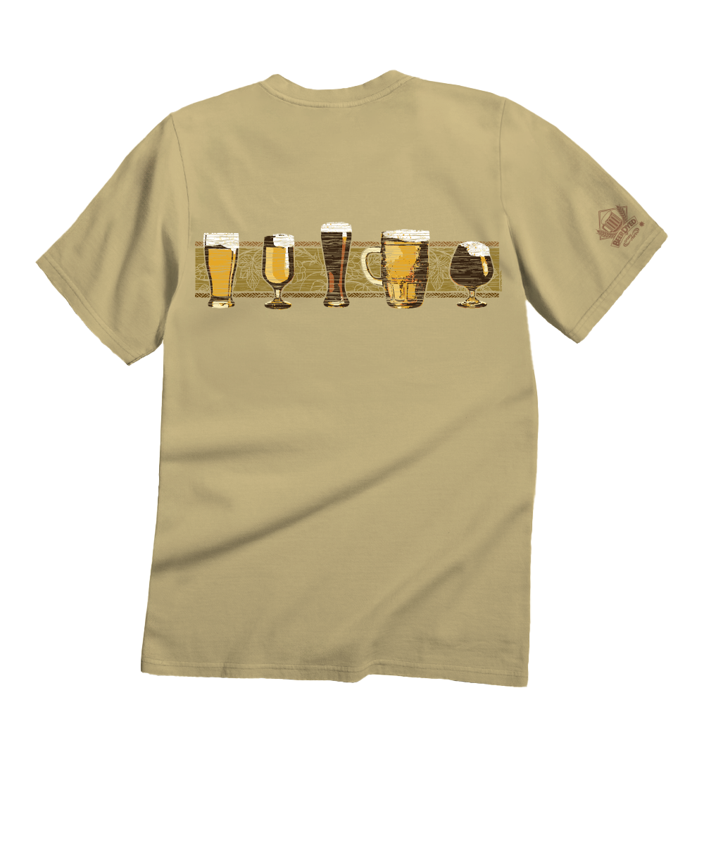 Band of Brews - Beer Dyed Short Sleeve Crewneck T-Shirt 4 Band of Brews - Beer Dyed Short Sleeve Crewneck T-Shirt