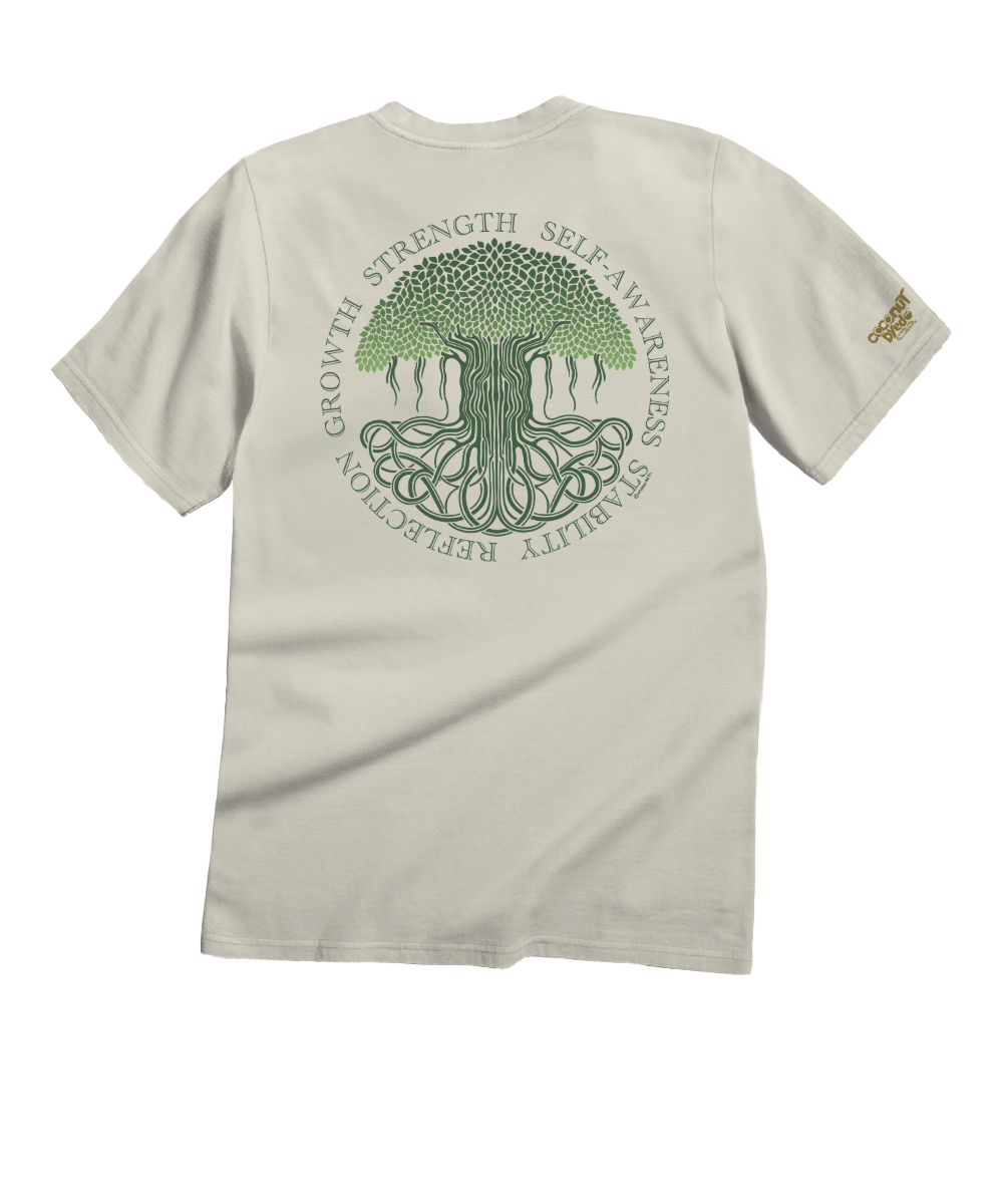 Banyan Tree - Coconut Dyed Short Sleeve Crewneck T-Shirt