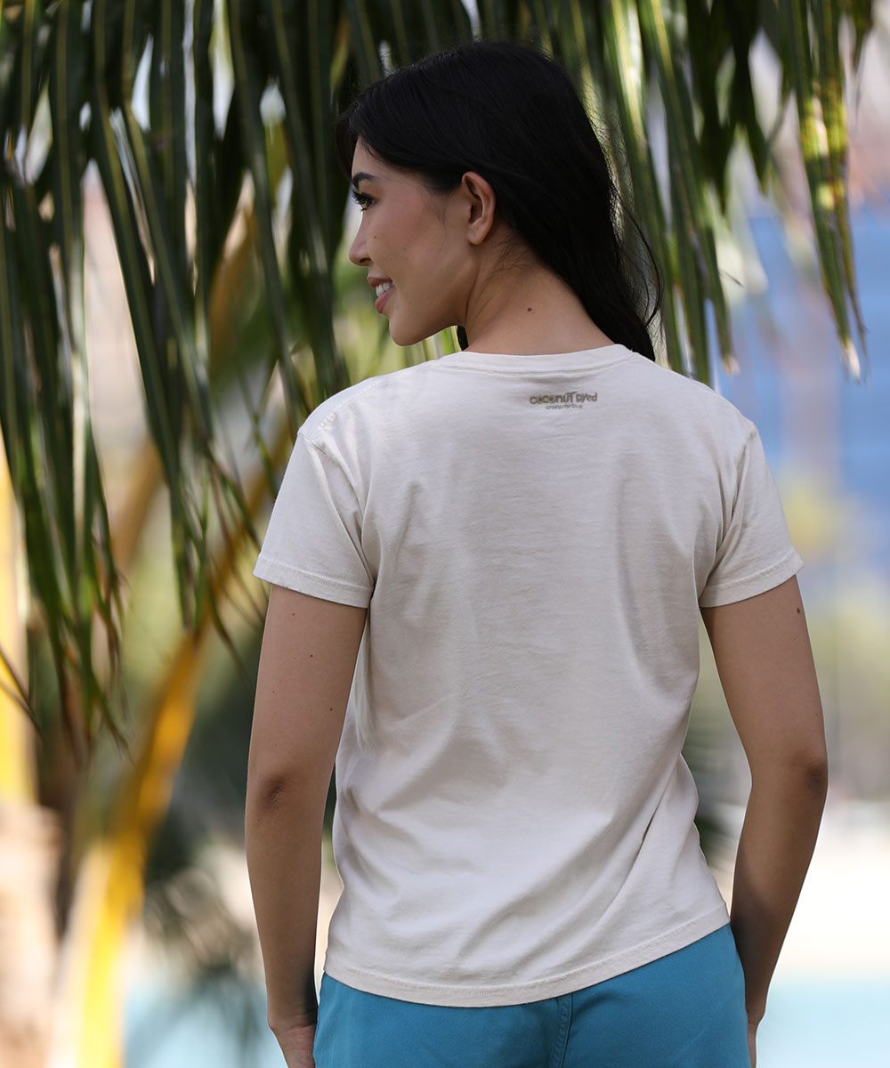 Banyan Tree - Coconut Dyed Short Sleeve Crewneck T-Shirt 3 Banyan Tree - Coconut Dyed Short Sleeve Crewneck T-Shirt