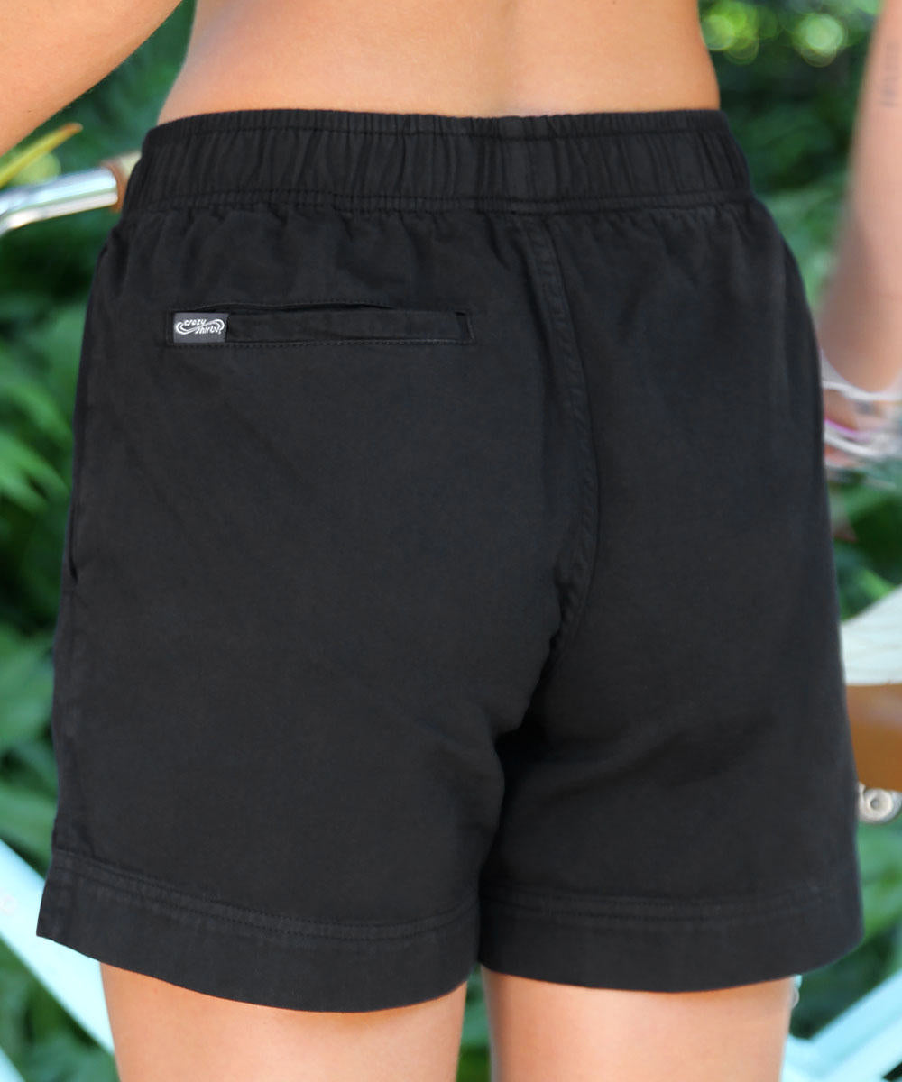 Black Shoreline Twill Shorts 3 Black Shoreline Twill Shorts