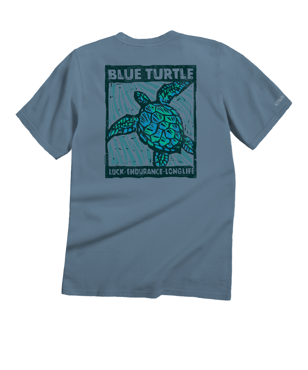 Blue Turtle - Blue Sky Short Sleeve Crewneck T-Shirt