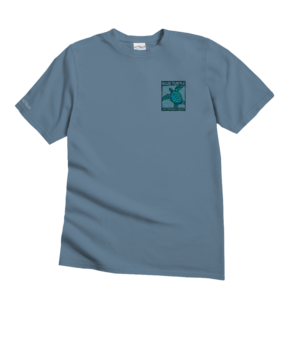 Blue Turtle - Blue Sky Short Sleeve Crewneck T-Shirt 4 Blue Turtle - Blue Sky Short Sleeve Crewneck T-Shirt