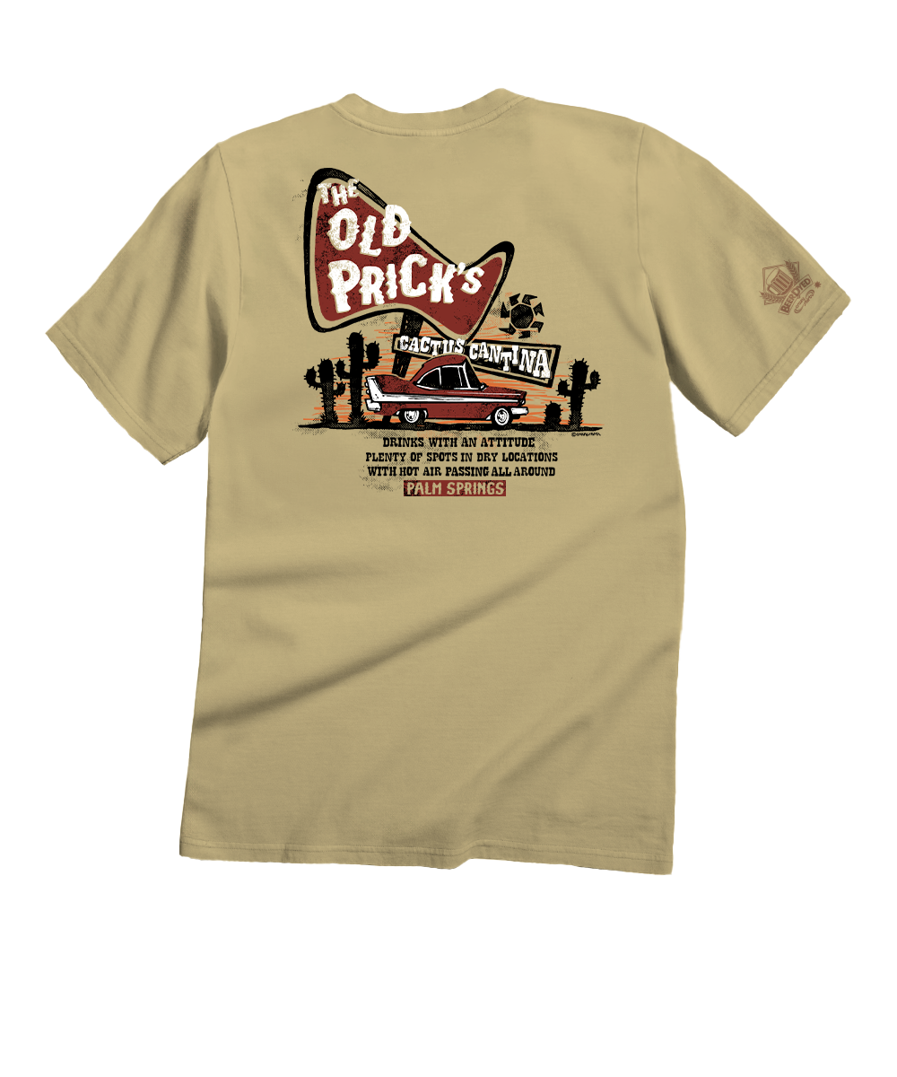 Cactus Cantina - Beer Dyed Short Sleeve Crewneck T-Shirt