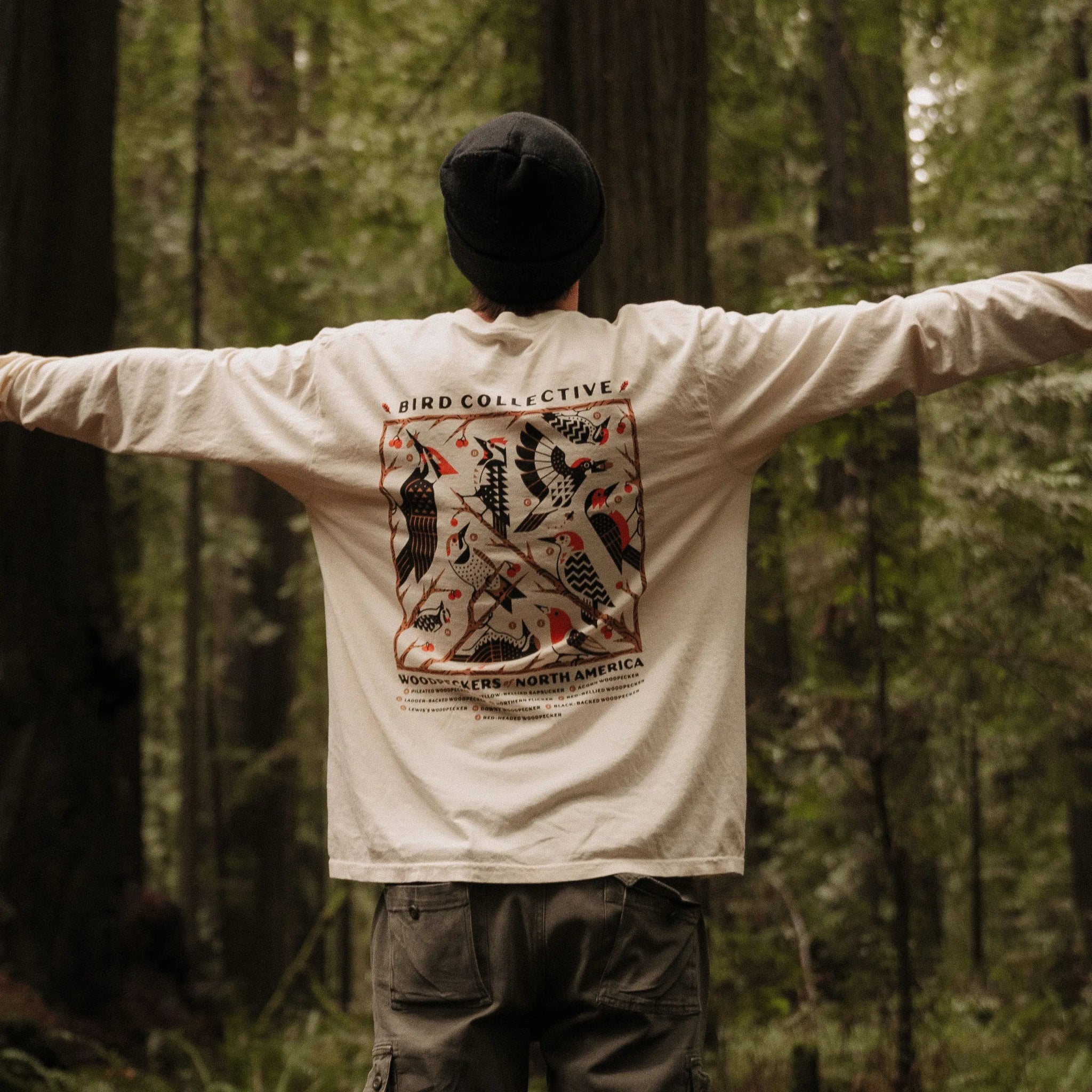Woodpeckers of North America Long Sleeve T-Shirt 3 Woodpeckers of North America Long Sleeve T-Shirt