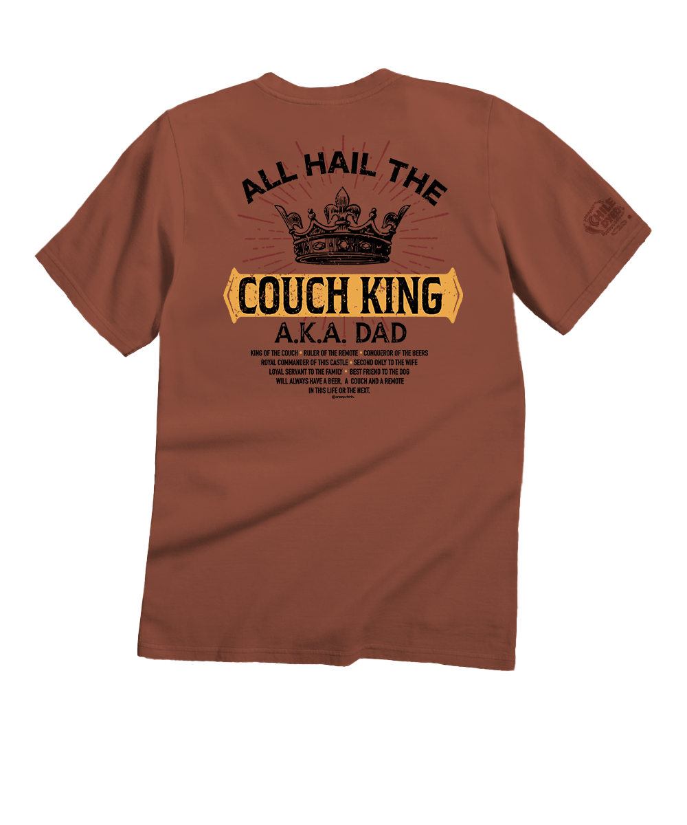 Couch King - Chile Dyed Short Sleeve Crewneck T-Shirt