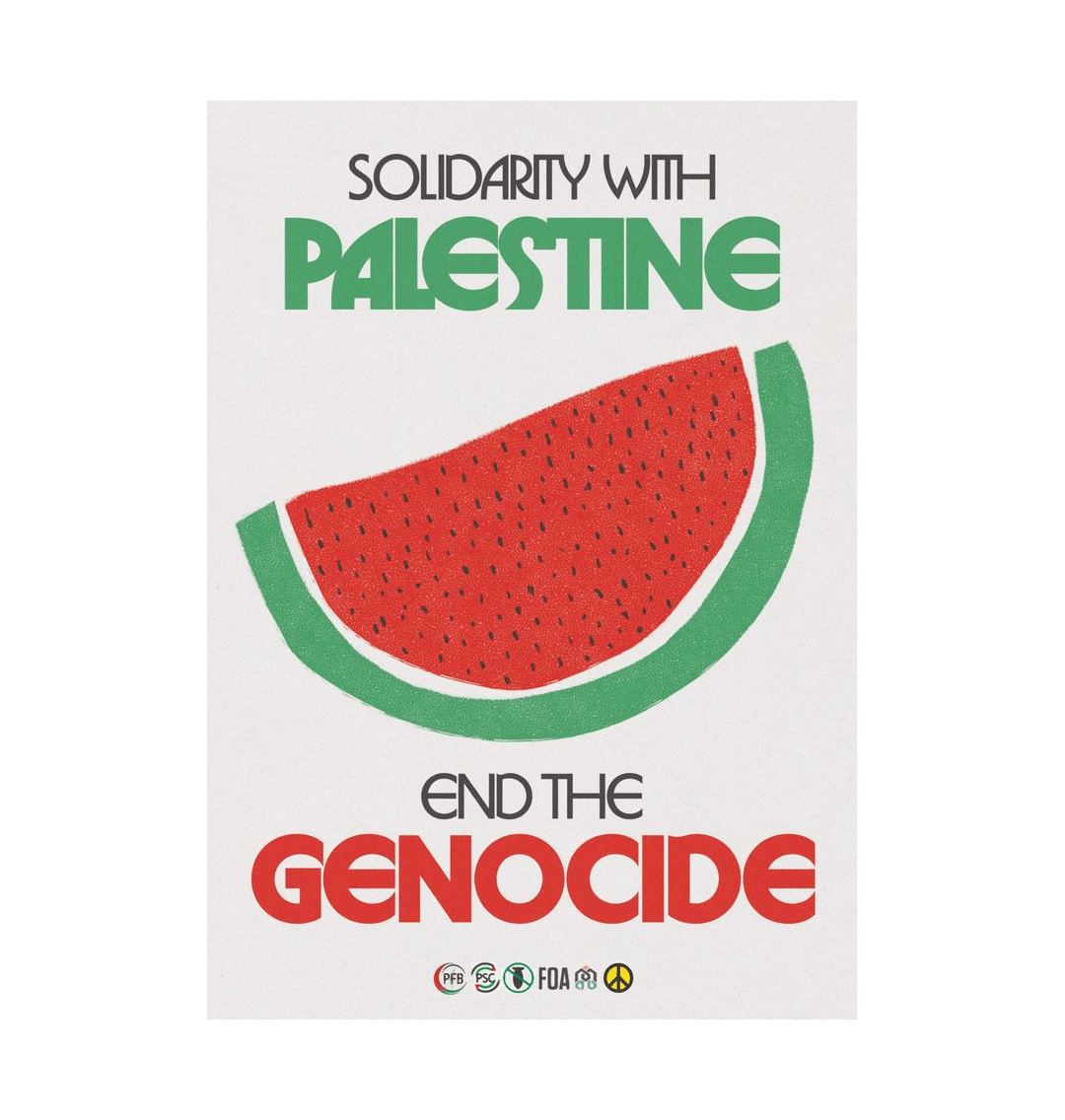 A4 Art Print - Solidarity with Palestine 2 A4 Art Print - Solidarity with Palestine