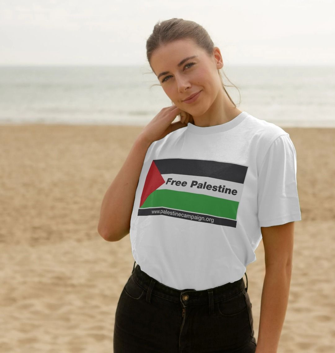 T-Shirt Free Palestine - Black 1 T-Shirt Free Palestine - Black