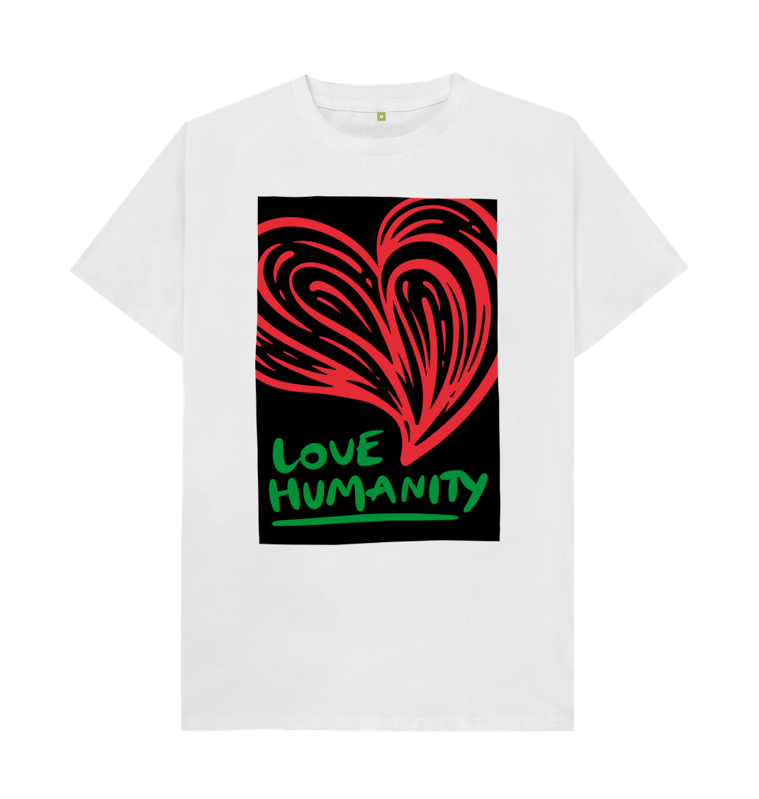Unisex T-Shirt - Love Humanity Red and Black 4 Unisex T-Shirt - Love Humanity Red and Black
