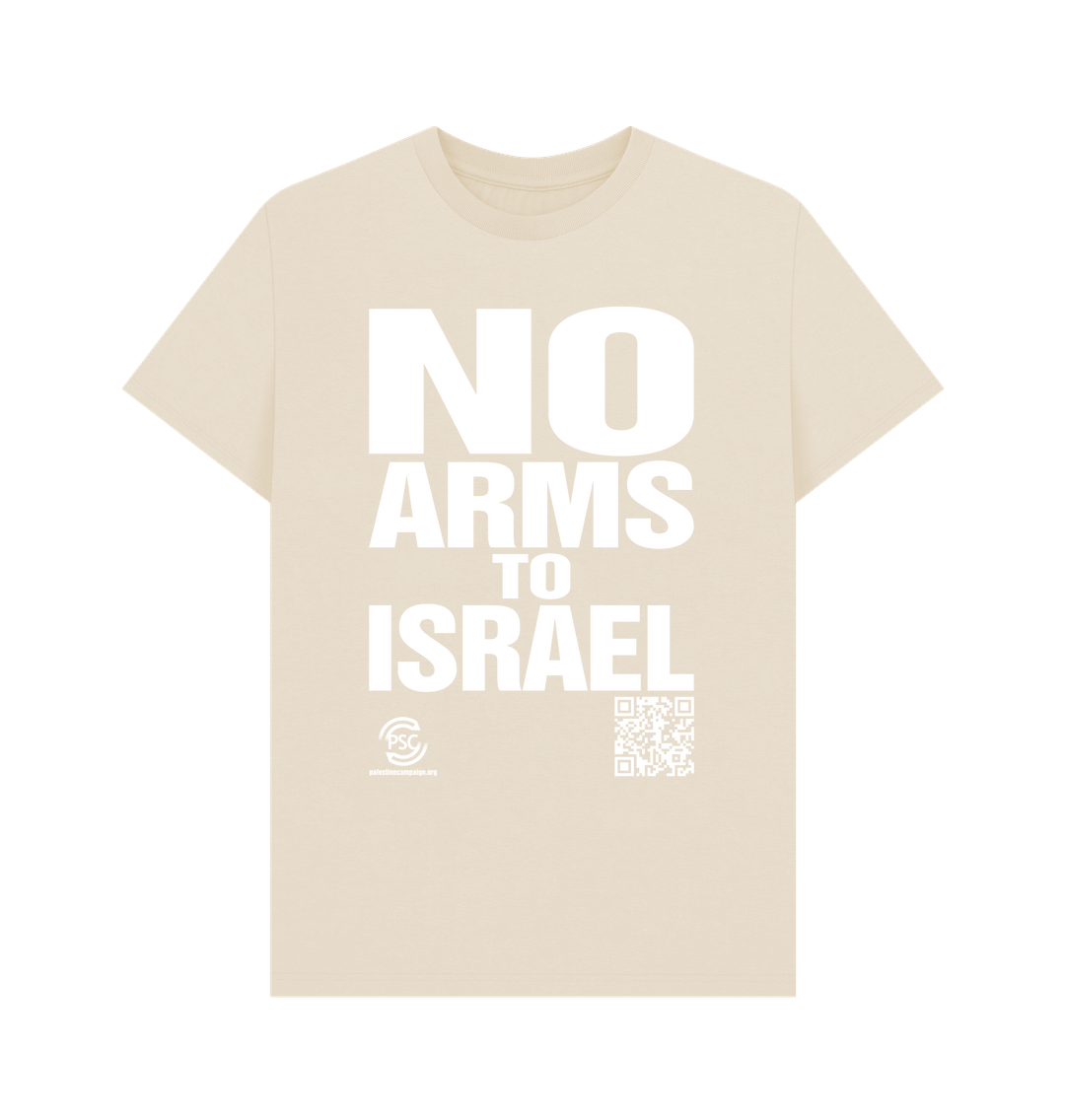 No Arms To Israel Oat T-shirt 1 No Arms To Israel Oat T-shirt