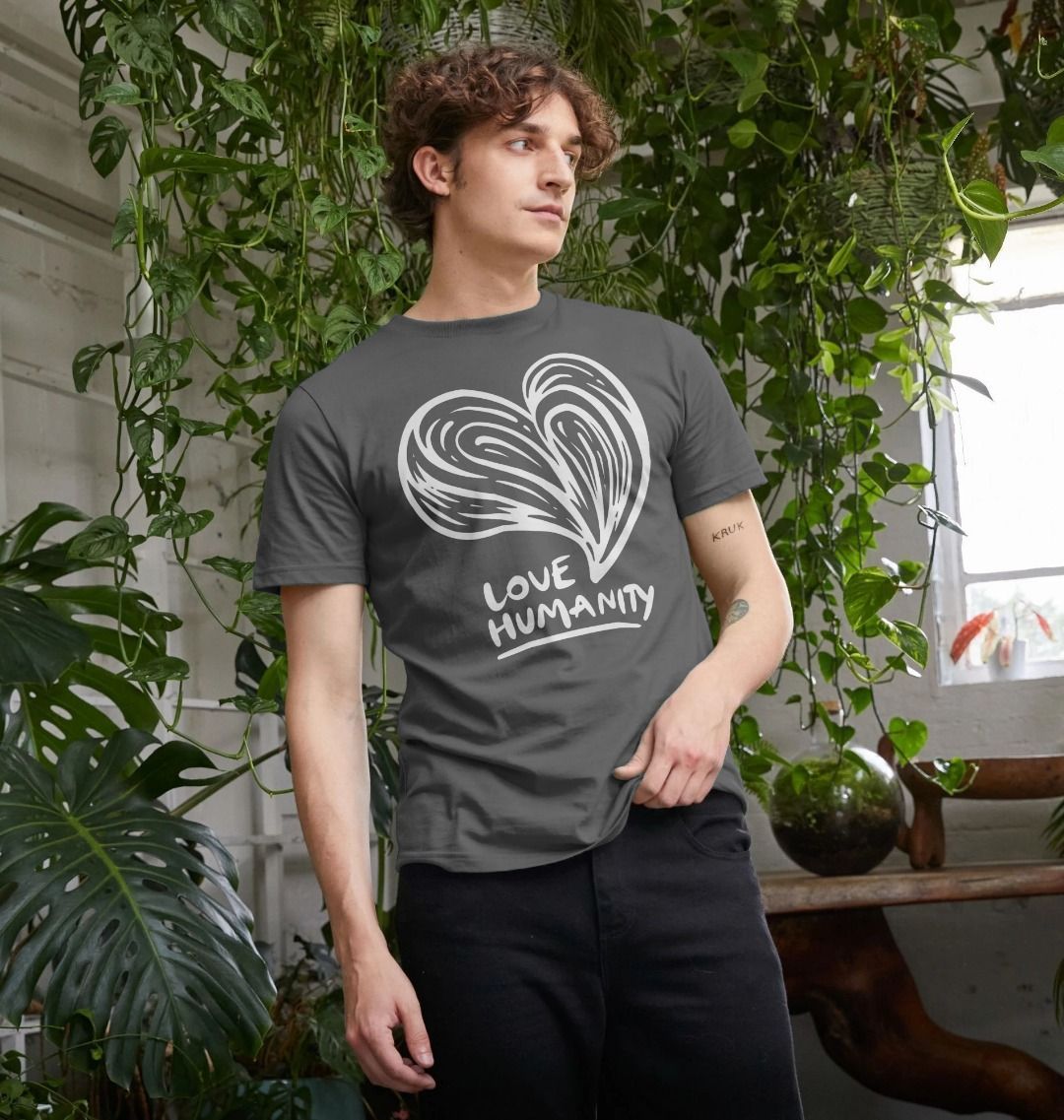 Unisex T-Shirt - Love Humanity White 2 Unisex T-Shirt - Love Humanity White