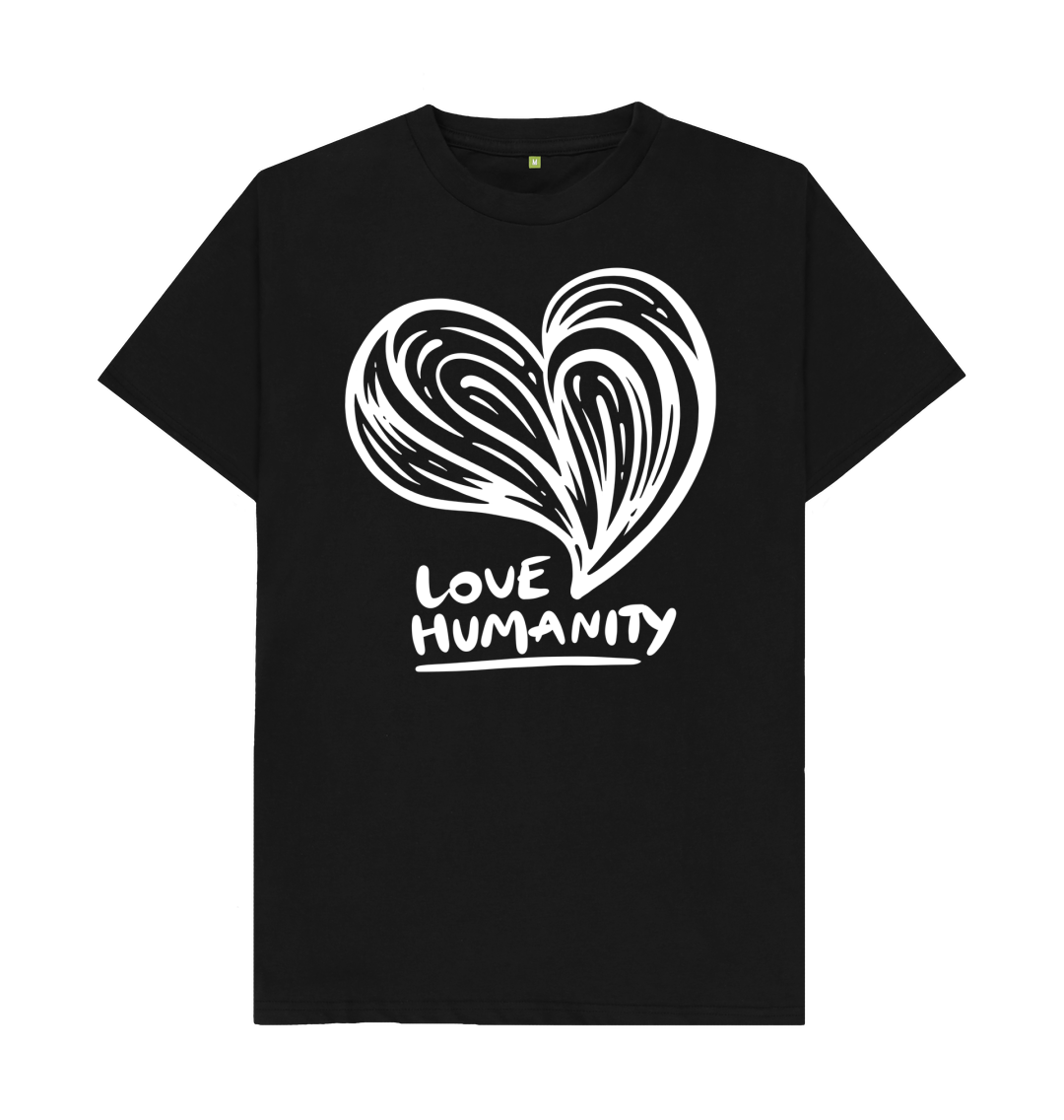 Unisex T-Shirt - Love Humanity White 5 Unisex T-Shirt - Love Humanity White