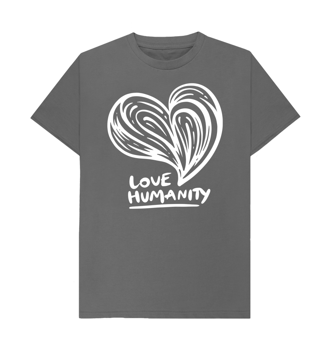 Unisex T-Shirt - Love Humanity White 7 Unisex T-Shirt - Love Humanity White