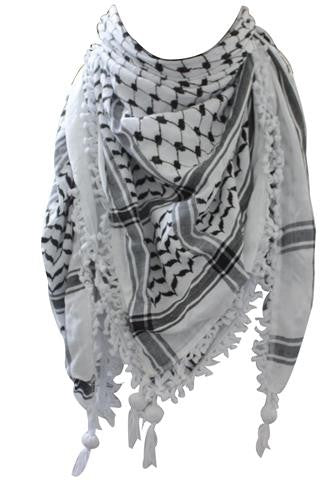 Kids Size - Original Hirbawi Black and White Keffiyeh