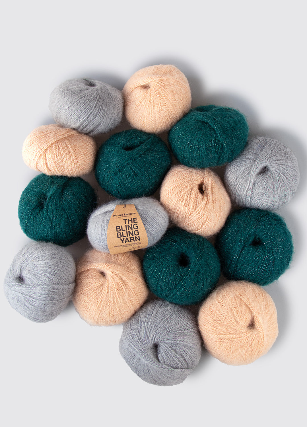 15 Pack of Bling Bling Yarn Balls 1 15 Pack of Bling Bling Yarn Balls - Outlet Edition