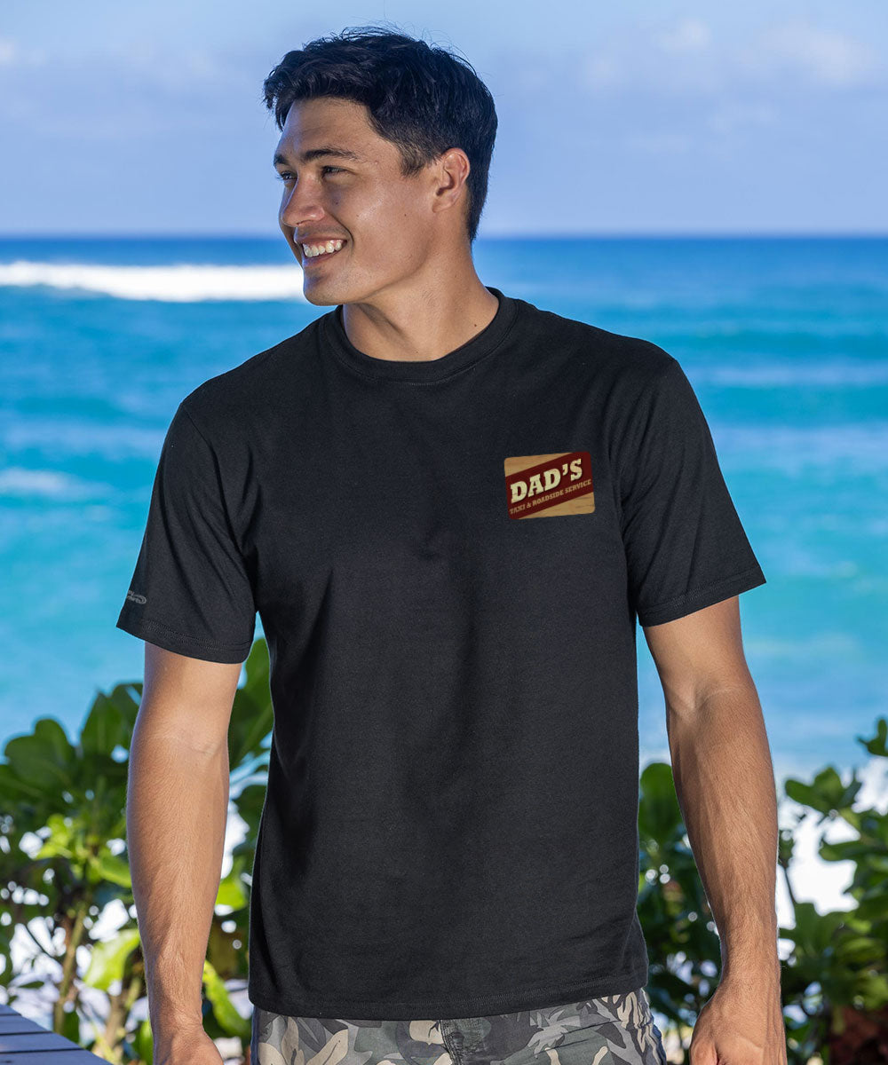 Dads Taxi - Black Short Sleeve Crewneck T-Shirt 3 Dads Taxi - Black Short Sleeve Crewneck T-Shirt