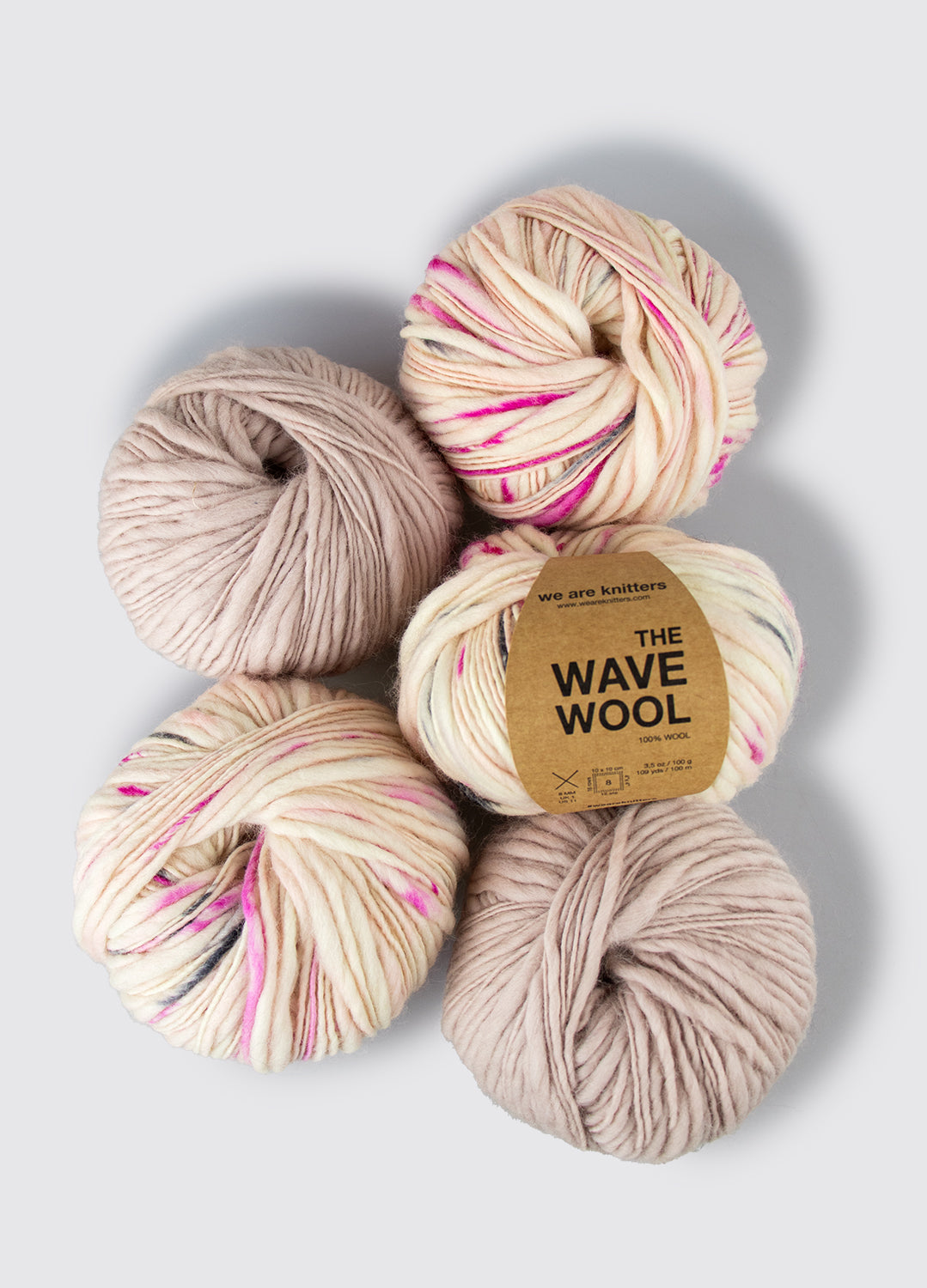 5 Pack of Wave Yarn Balls 1 5 Pack of Wave Yarn Balls
