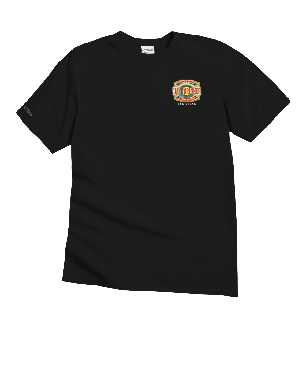 Day Drinker - Black Short Sleeve Crewneck T-Shirt 4 Day Drinker - Black Short Sleeve Crewneck T-Shirt