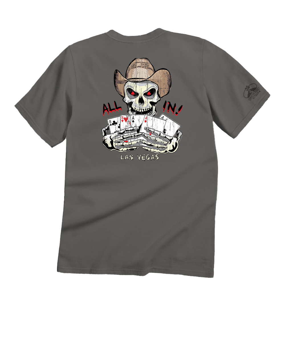 Dead Mans Hand - Crater Dyed® Short Sleeve Crewneck T-Shirt 1 Dead Mans Hand - Crater Dyed® Short Sleeve Crewneck T-Shirt