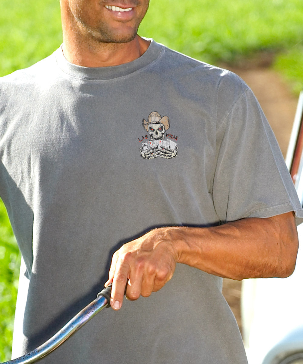 Dead Mans Hand - Crater Dyed® Short Sleeve Crewneck T-Shirt 3 Dead Mans Hand - Crater Dyed® Short Sleeve Crewneck T-Shirt
