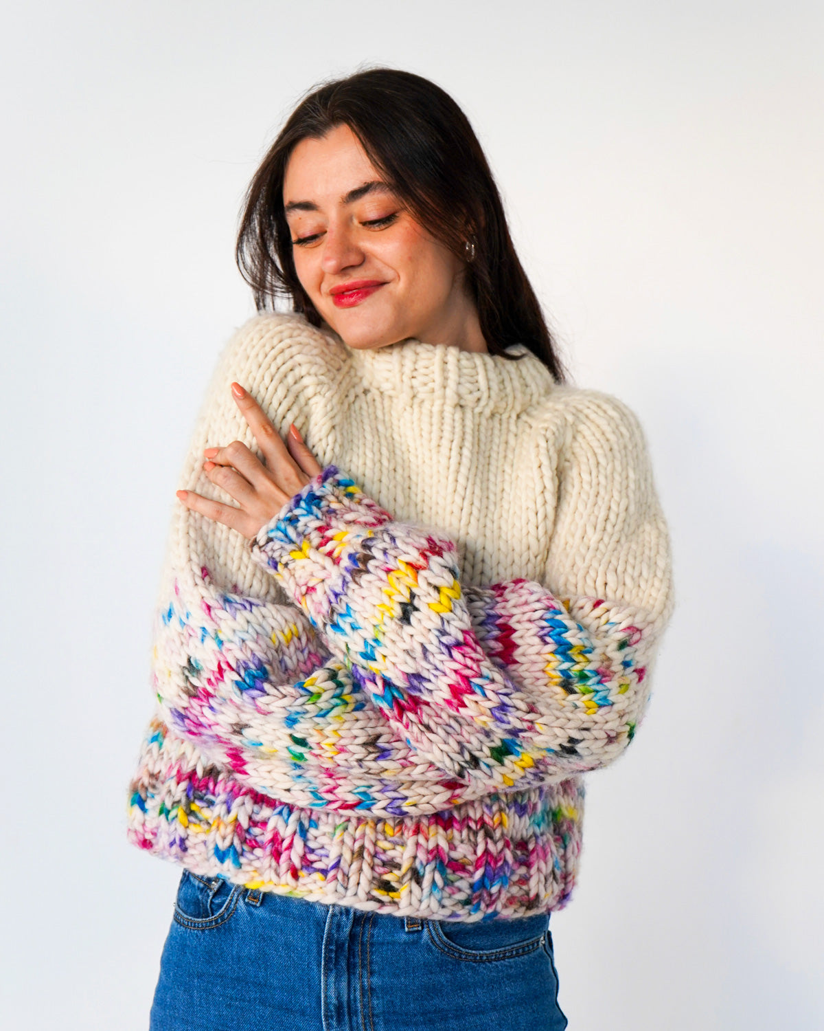 The Rainbow Sweater Kit x @paula.on.knits 1 The Rainbow Sweater Kit x @paula.on.knits