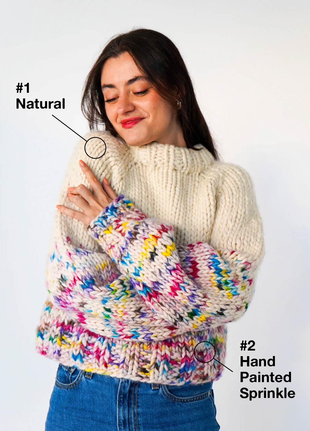 The Rainbow Sweater Kit x @paula.on.knits 2 The Rainbow Sweater Kit x @paula.on.knits