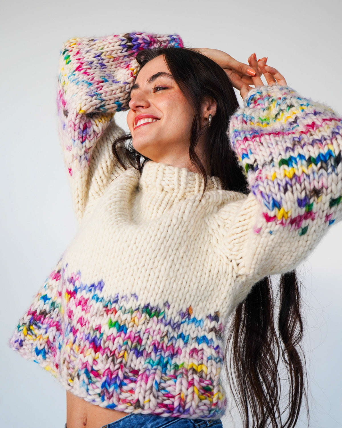 The Rainbow Sweater Kit x @paula.on.knits 4 The Rainbow Sweater Kit x @paula.on.knits