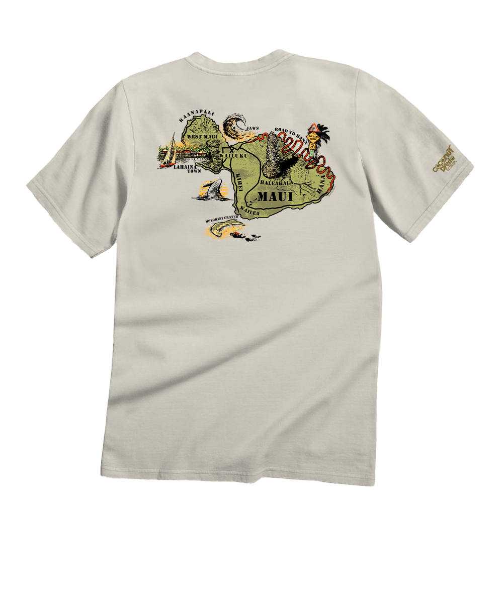 Destination Maui - Coconut Dyed Short Sleeve Crewneck T-Shirt