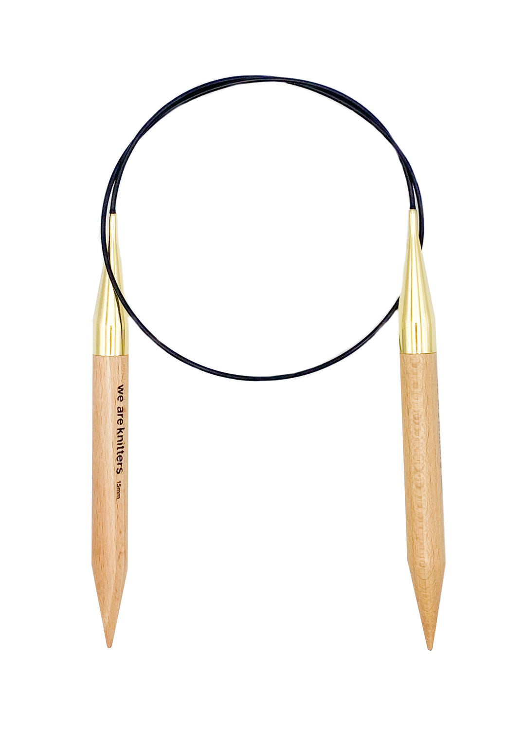 15mm Circular Beechwood Knitting Needles 1 15mm Circular Beechwood Knitting Needles