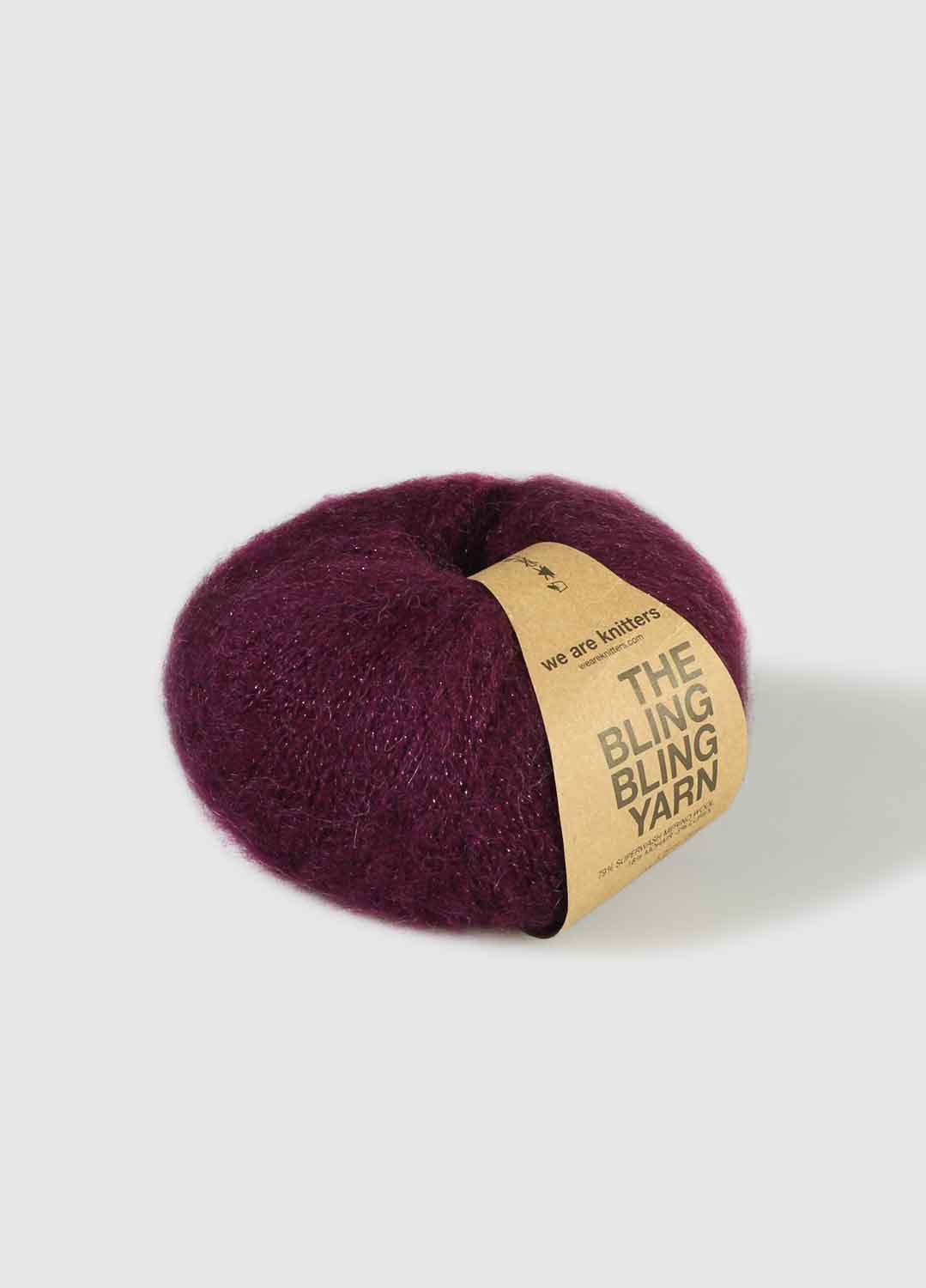 The Bling Bling Yarn Bordeaux 3 The Bling Bling Yarn Bordeaux