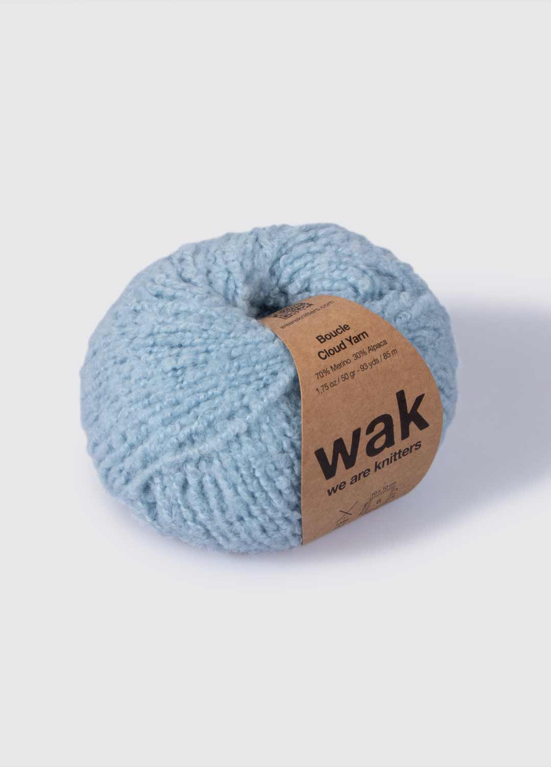 The Boucle Cloud Yarn Dusty Blue 2 The Boucle Cloud Yarn Dusty Blue