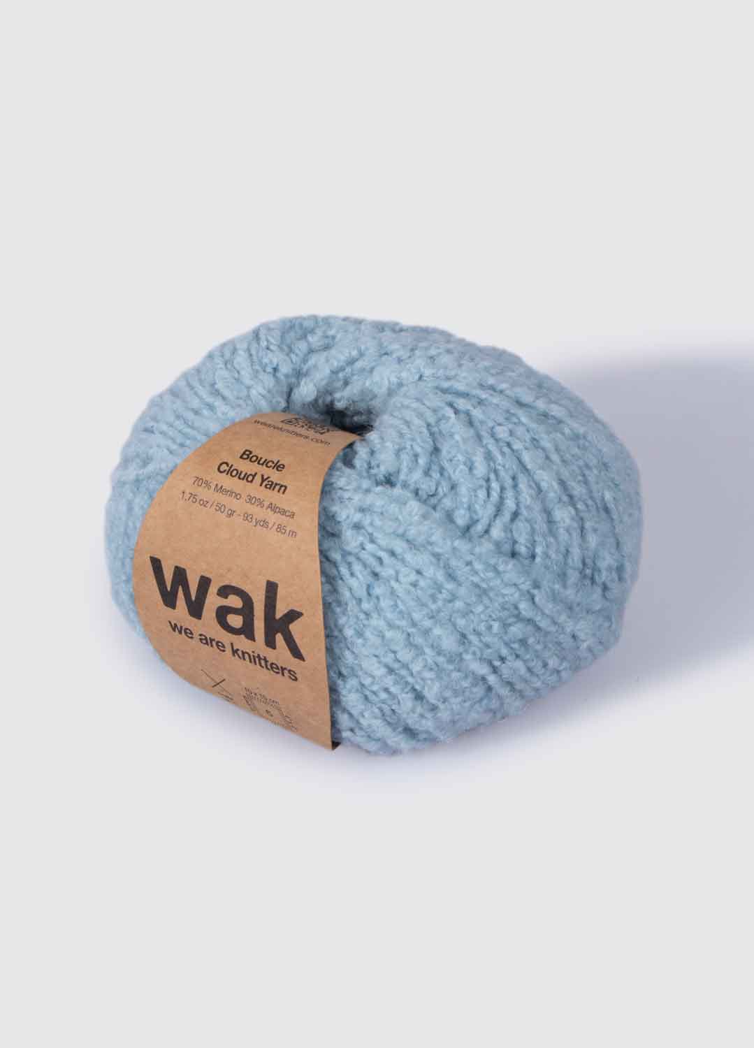 The Boucle Cloud Yarn Dusty Blue 4 The Boucle Cloud Yarn Dusty Blue