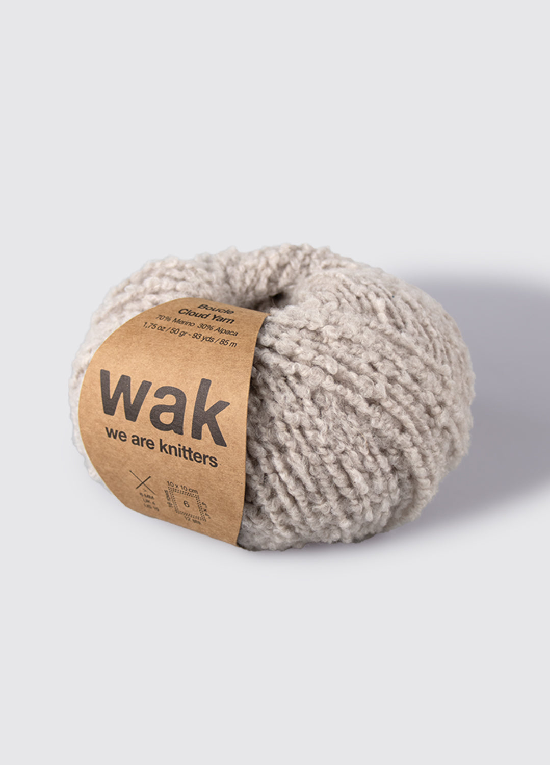 Boucle Cloud Yarn Pearl Grey 2 Boucle Cloud Yarn Pearl Grey