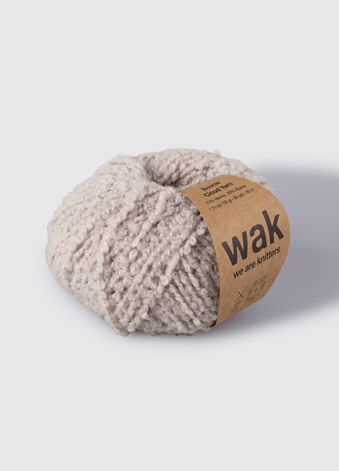 Boucle Cloud Yarn Pearl Grey 3 Boucle Cloud Yarn Pearl Grey