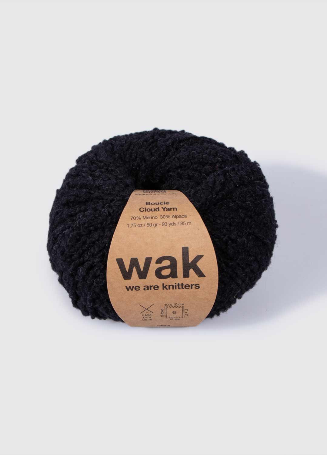The Boucle Cloud Yarn Black 1 The Boucle Cloud Yarn Black