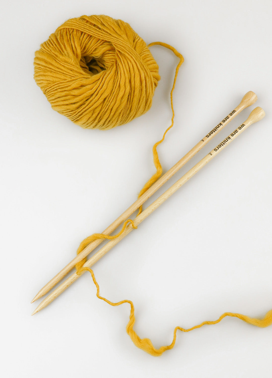 The Wave Wool Mustard 2 The Wave Wool Mustard