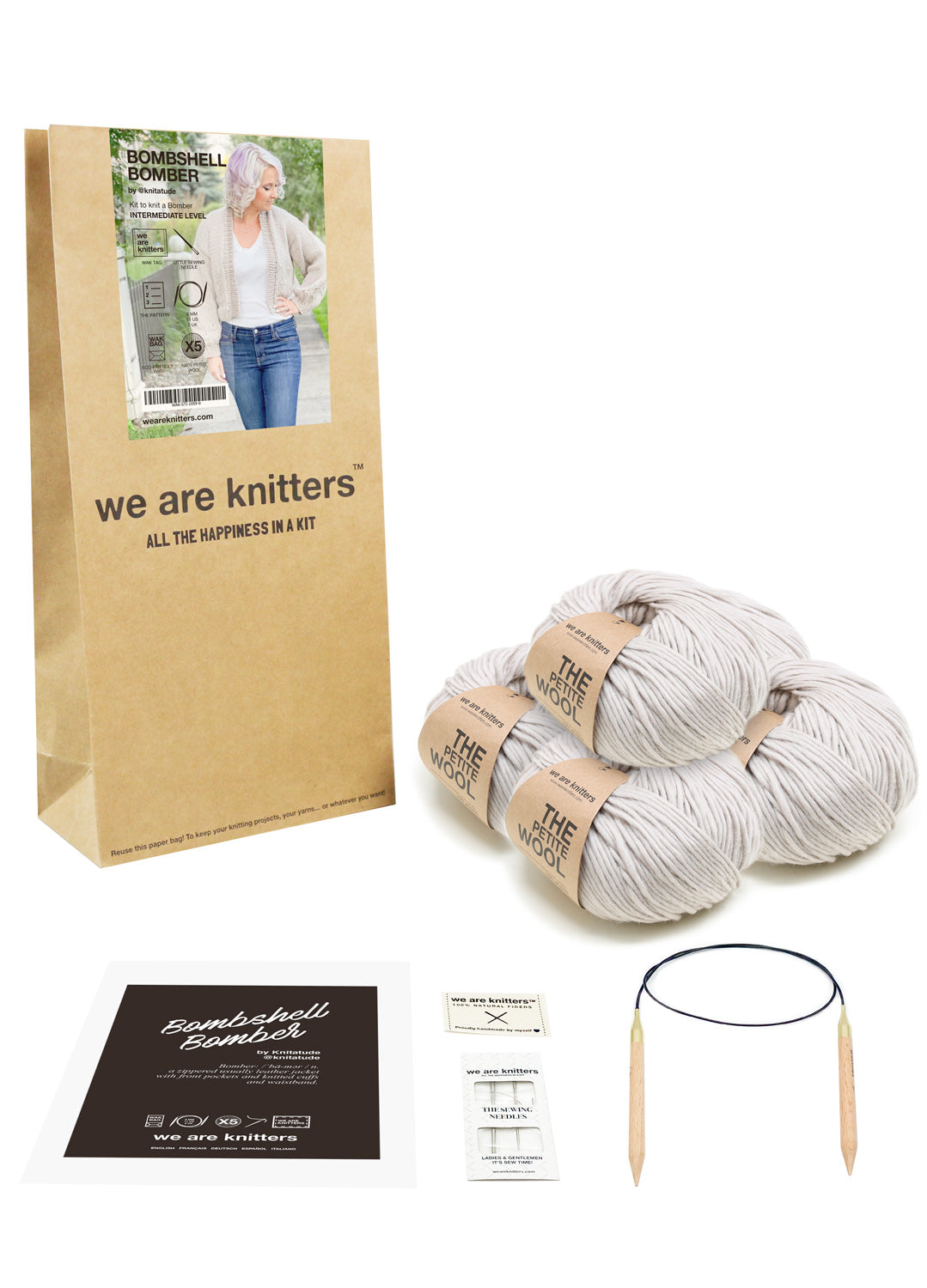 Bombshell Bomber x @knitatude Kit 3 Bombshell Bomber x @knitatude Kit