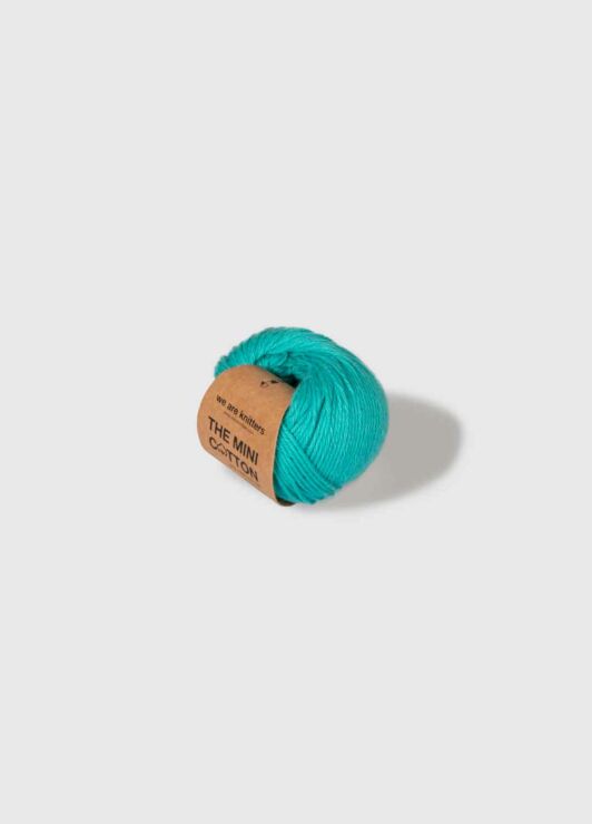 The Mini Cotton Turquoise 2 The Mini Cotton Turquoise