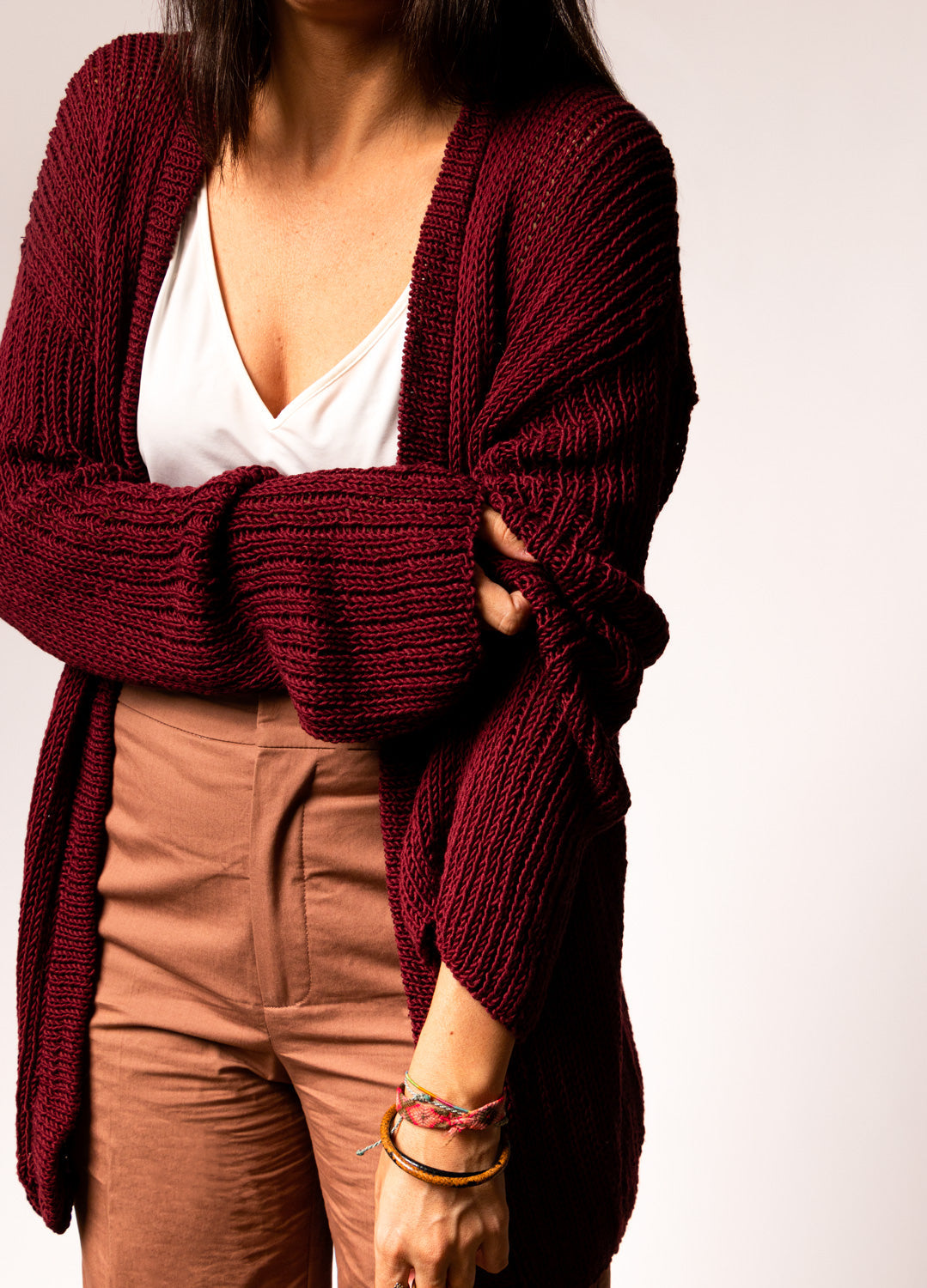 Pacific Red Cardigan Pattern 1 Pacific Red Cardigan Pattern