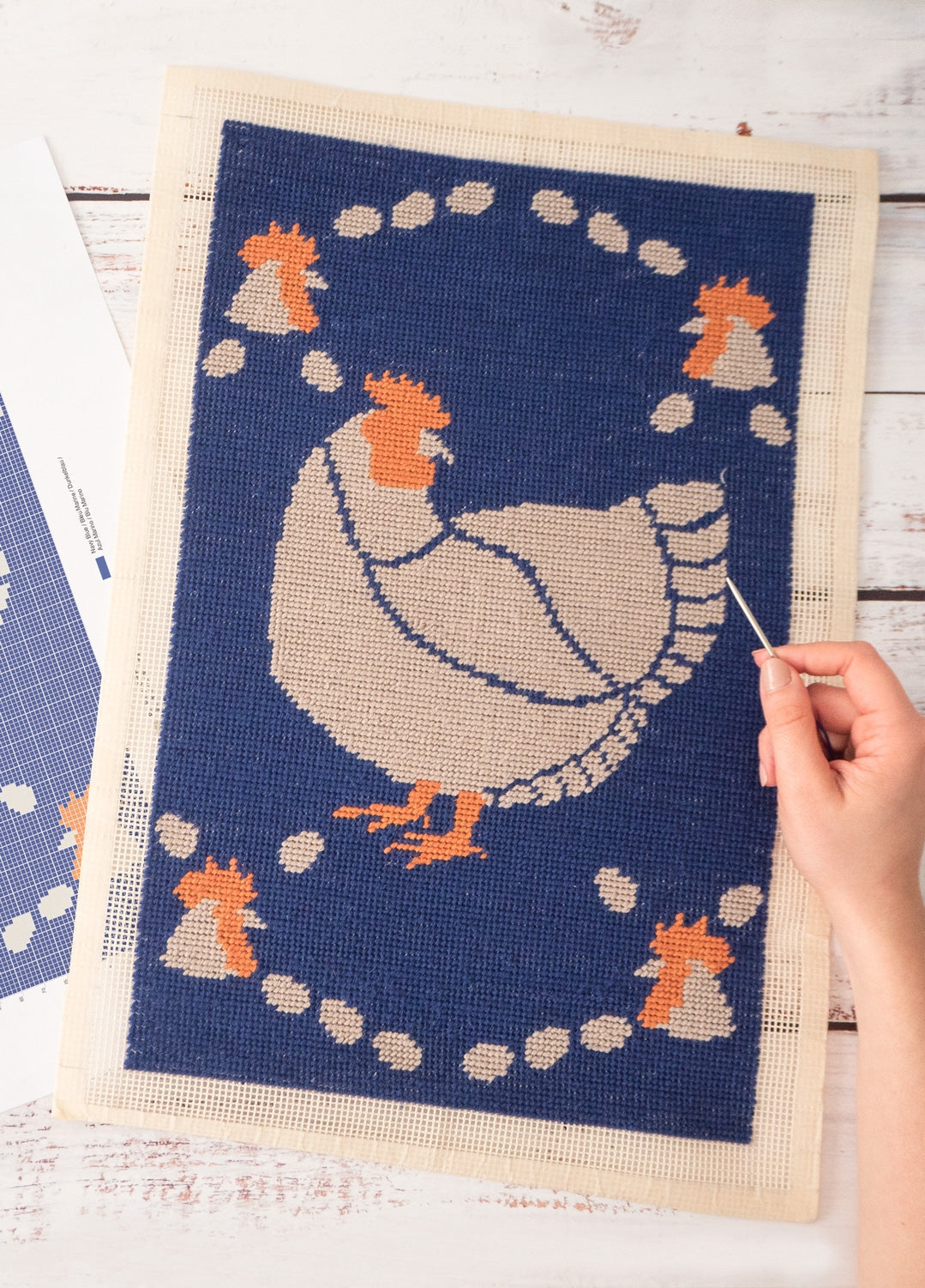 Poulet Petit Point Pattern 1 Poulet Petit Point Pattern