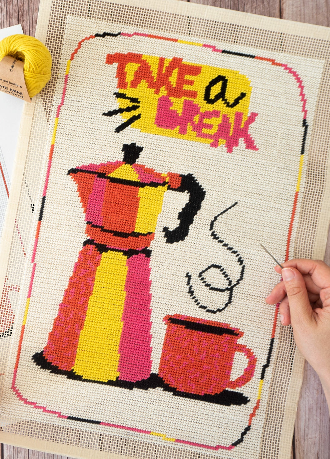 Take A Break Petit Point Pattern 1 Take A Break Petit Point Pattern