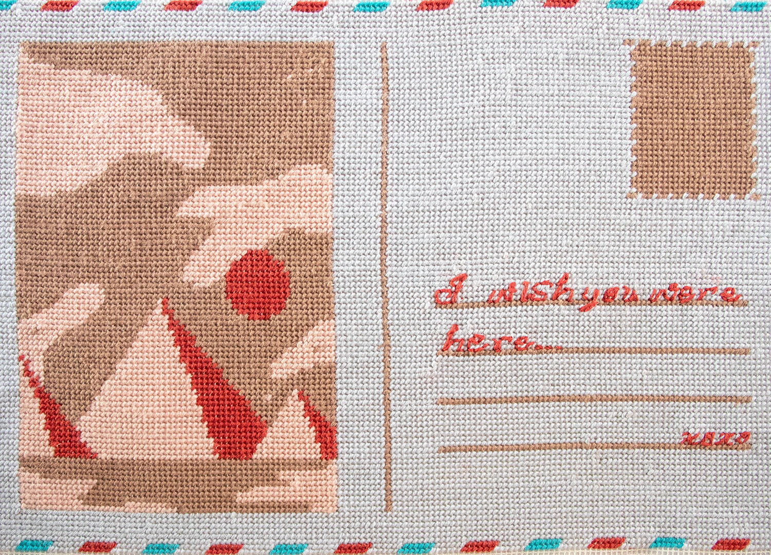 Greetings From El Cairo Petit Point Pattern 1 Greetings From El Cairo Petit Point Pattern