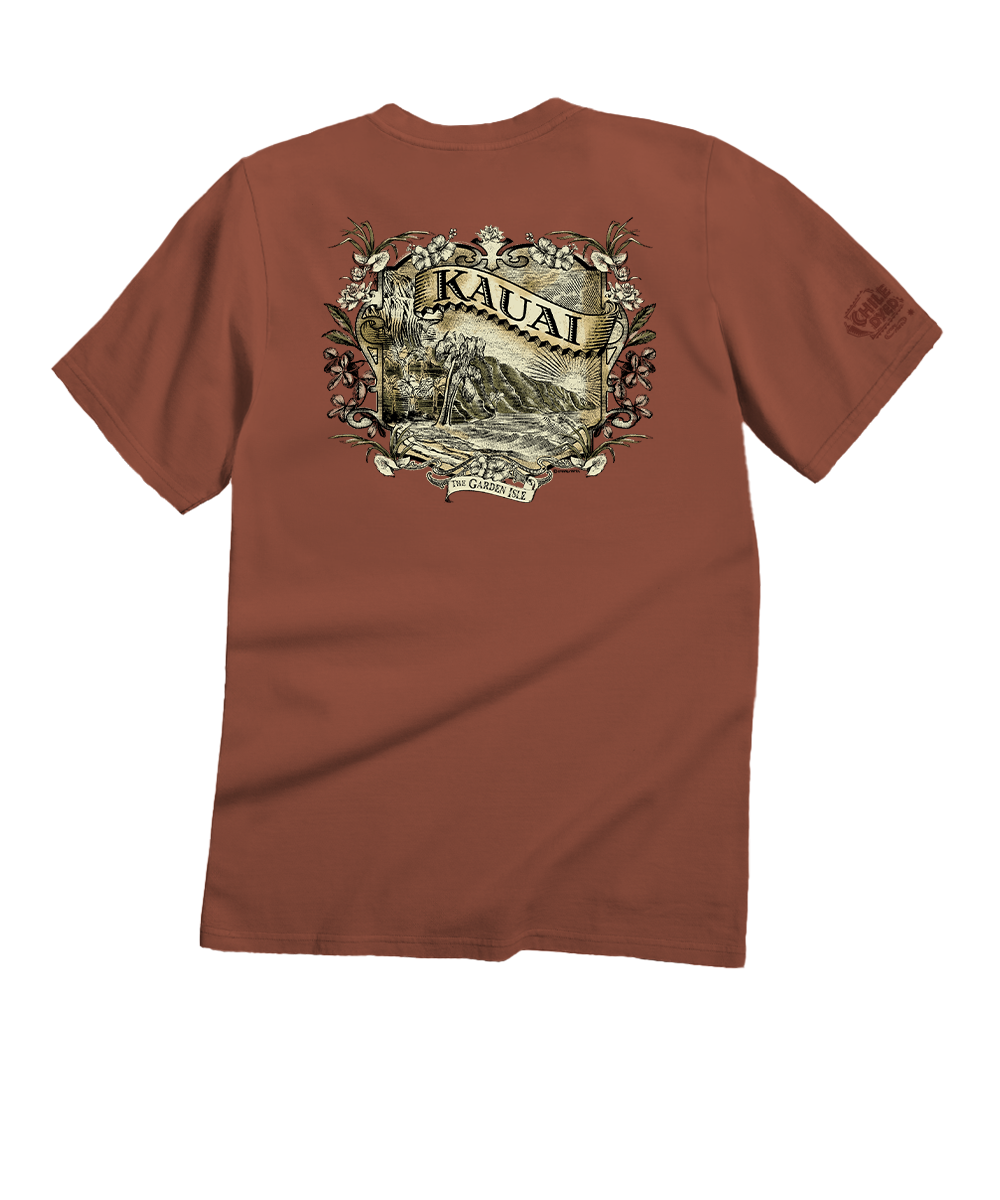 Etched Kauai - Chile Dyed Short Sleeve Crewneck T-Shirt