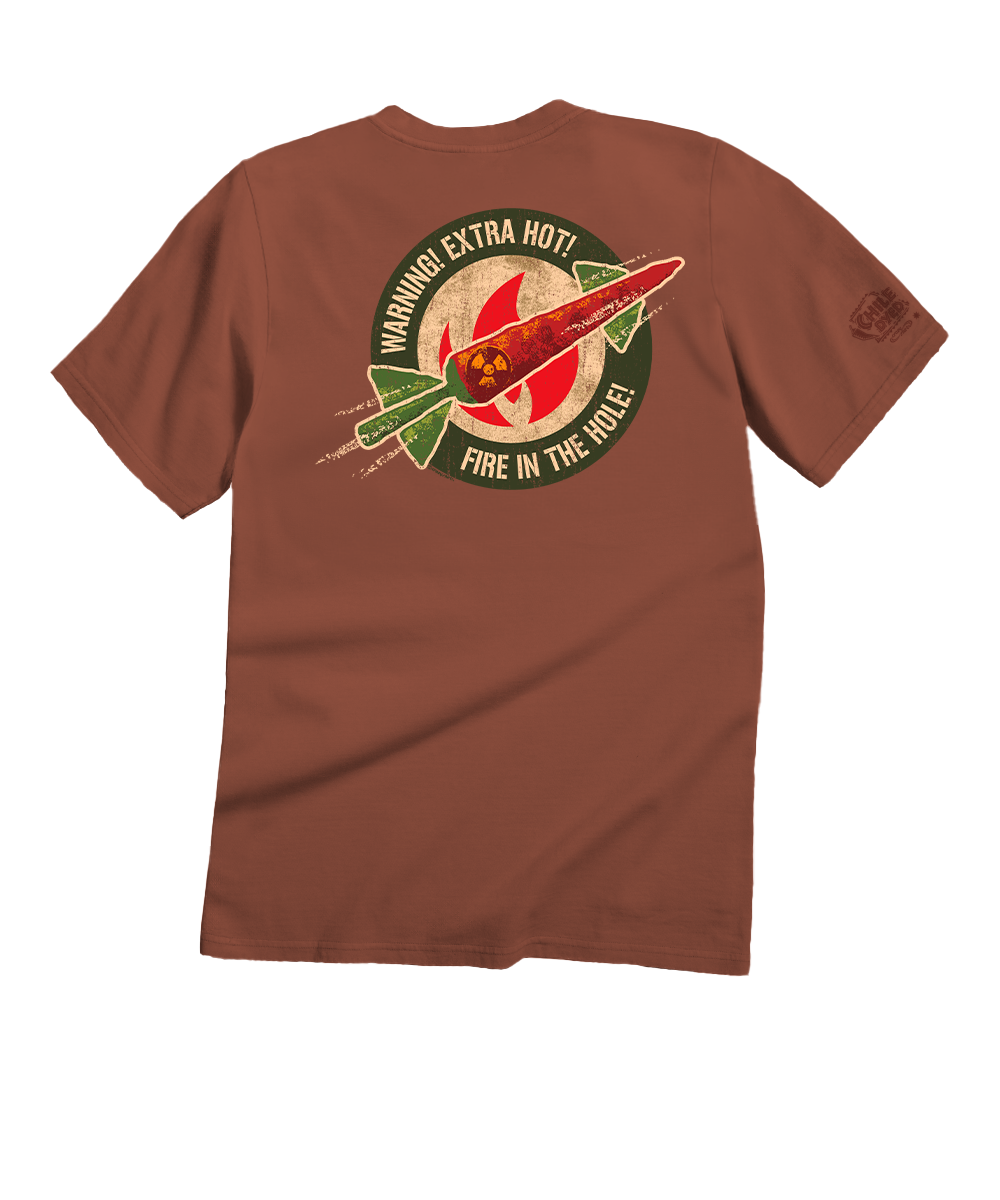 Fire In The Hole - Chile Dyed Short Sleeve Crewneck T-Shirt