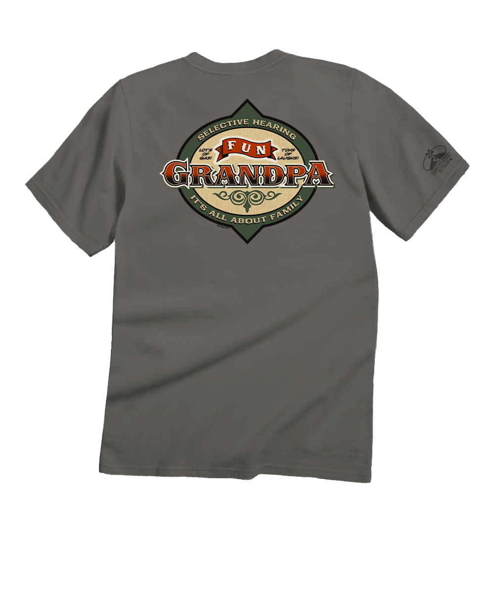 Fun Grandpa - Crater Dyed® Short Sleeve Crewneck T-Shirt