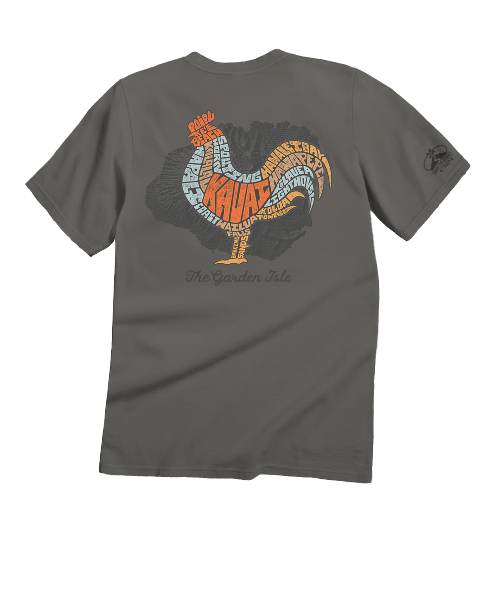 Garden Bird - Crater Dyed® Short Sleeve Crewneck T-Shirt