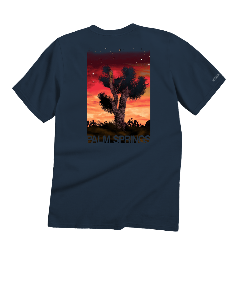 Garden Of The Sun - Navy Short Sleeve Crewneck T-Shirt