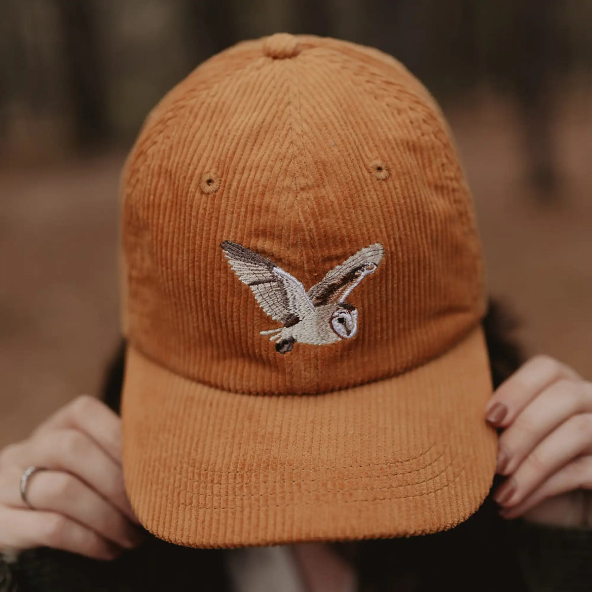 Barn Owl Corduroy Hat 6 Barn Owl Corduroy Hat