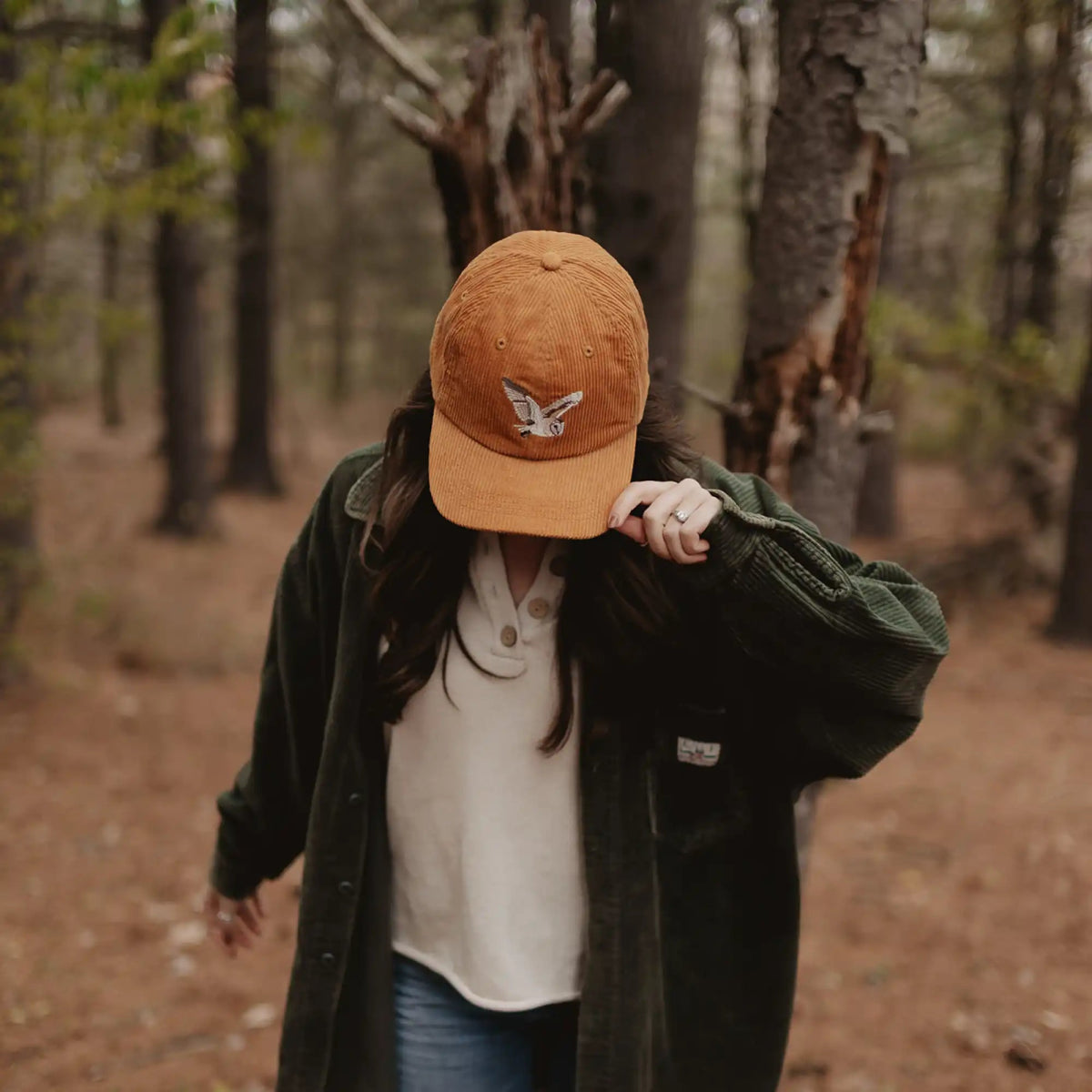 Barn Owl Corduroy Hat 8 Barn Owl Corduroy Hat